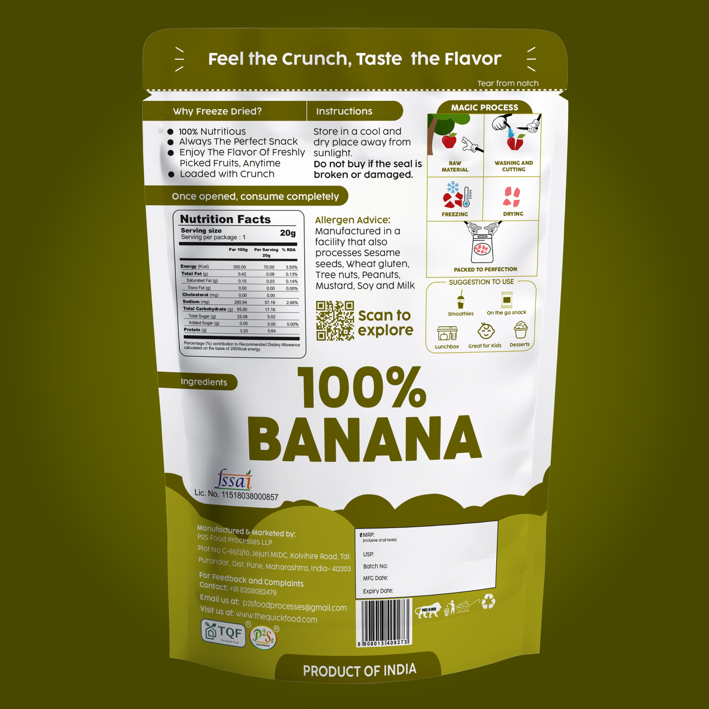 Freeze Dried Banana