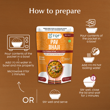 Freeze Dried Pav Bhaji