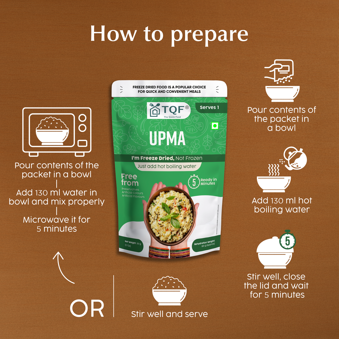 Freeze Dried Upma
