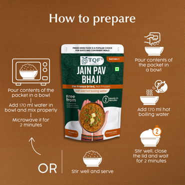 Freeze Dried Jain Pav Bhaji