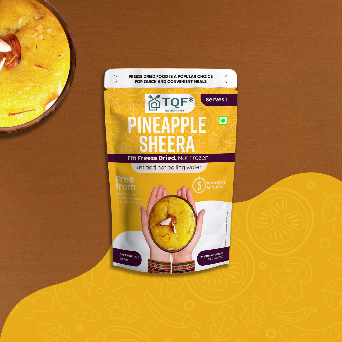 Freeze Dried Pineapple Sheera
