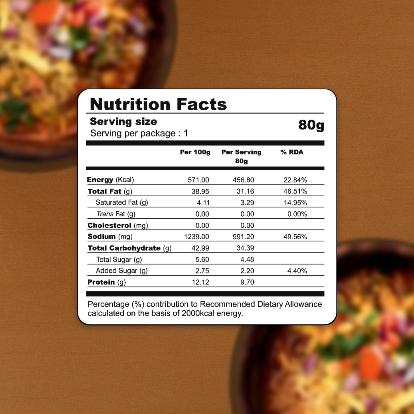 Freeze Dried Misal