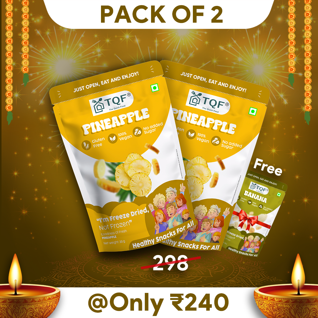 Freeze Dried Pineapple Pack of Two