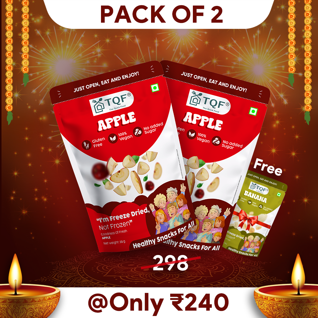 Freeze Dried Apple Pack of Two