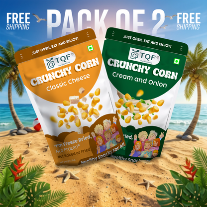Crispy Corn Combo - Cream & Onion and Classic Cheese