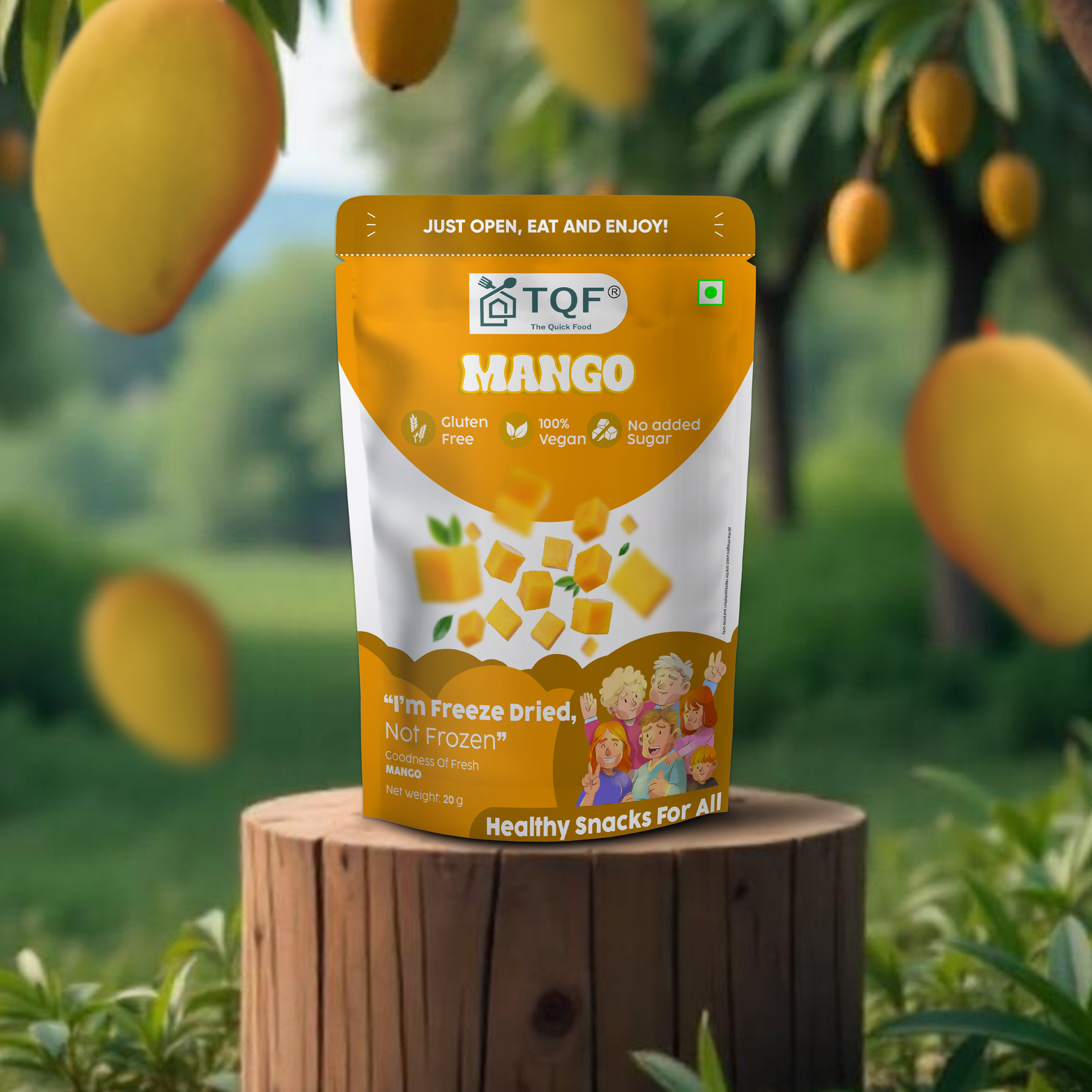 Freeze dried mango