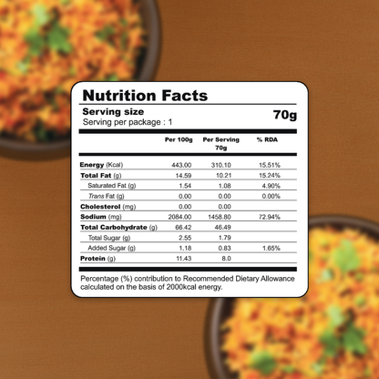 Freeze Dried Tawa Pulao