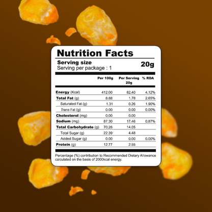 Freeze Dried Crunchy Corn - Classic Cheese