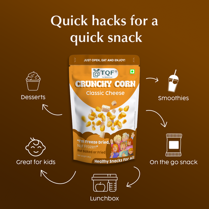 Freeze Dried Crunchy Corn - Classic Cheese