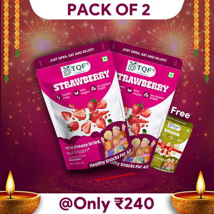 Freeze Dried Strawberry Pack of Two