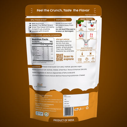 Freeze Dried Crunchy Corn - Classic Cheese